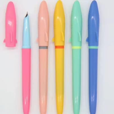 China Creative Student Cartoon Shark Pen Stationery Can Be Logo Printed /20 PCS Box for sale