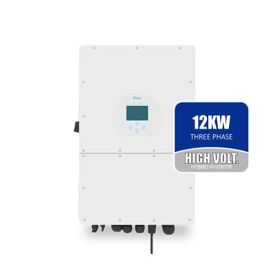 China deye 12kw energy storage battery solar power system hybrid three phase inverter 422W*699.3H*279D for sale