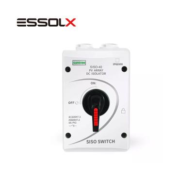 China SUNTREE 1200V 1000V SISO-40 SOLAR DISCONNECT SWITCH PV DC Isolating Switch 1000/1700 for sale