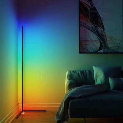 China Modern Colorful Club Lighting Atmosphere Light Bedroom Floor Lamp Home Indoor Decor Corner Standing Nordic LED Floor Lamp for sale