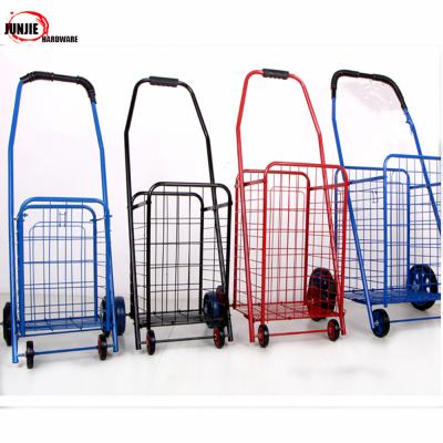 China Folding Four Wheel Shopping Trolley Bag, Folding Shopping Cart With Seat, Trolley Shopping Bag Vegetable for sale