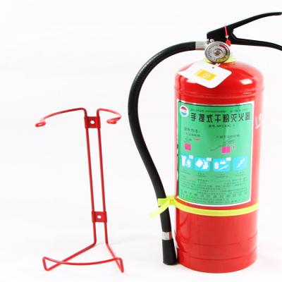 China Single Hot Sale Metal Wall Fire Extinguisher With Black Red Bracket for sale