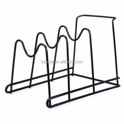 China Viable Cooking Pan Rack Organizer Corner Holder for Kitchen for sale