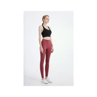 China Women's High Waist Quick Dry Breathable Fitness Leggings Pants Women's Yoga Leggings for sale