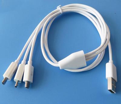 Chine 1 mètre 3 en 1 câble micro de chargeur d'usb à vendre