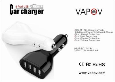 Chine le chargeur de voiture d'USB de puissance élevée de 5V 9.6A, 4 le port Universal Mobile téléphonent le chargeur de voiture d'USB à vendre