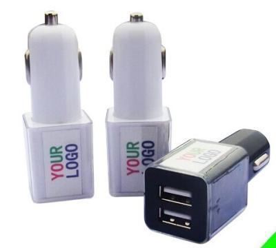 China 5V 2.1A 2100mA-Machtsadapter 2 de Autolader van Havenusb voor de Lader van de iPhone iPad iPod 2.1A Auto Te koop