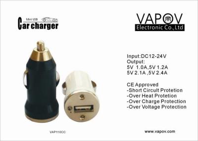 China CE approved 1A  single port usb car charger for Apple , Android , Samsung Mobile phone for sale