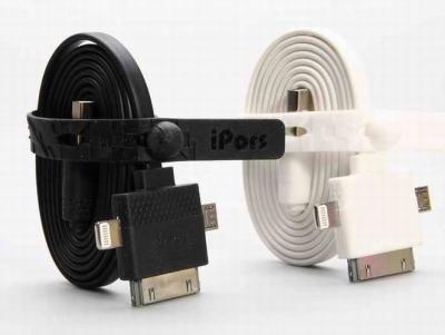 Китай 3 в 1 данный передайте микро- кабель заряжателя USB на IPhone 5/IPhone 4S продается