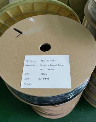 China Custom Thick RF 1.37 Coaxial Audio Cable / Micro Coaxial Cable Connection for sale