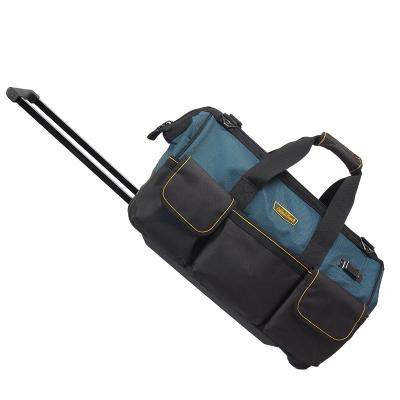 China Customized Multifuction Tool Bags Carpenter Trolley Durable Storage Plumber Rolls Electrician Tool Bag for sale