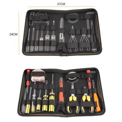 China 600D Polyester Customized Waterproof Multifunctional Organizer Kit Network Electrician Tool Bag for sale