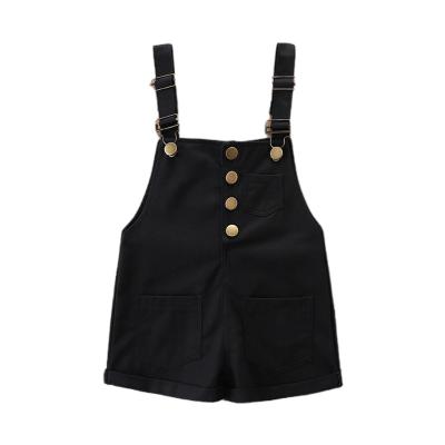 China Newest Viable Jumpsuit Infant Solid Color Suspender Overalls Baby Clothes Toddler Girl Overalls Fit Children 1-8t for sale