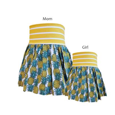 China Matching clothes wholesale family anti-pilling mom and mommy and me daughter set outfits spring skirt for mother and daughters for sale