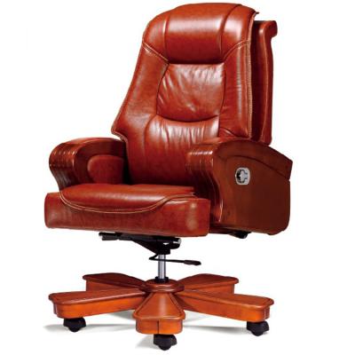 China Design Adjustable Antique Luxury Brands Leather Boss (Height) Chairs For High End Office Decoration (FOH-A57) for sale