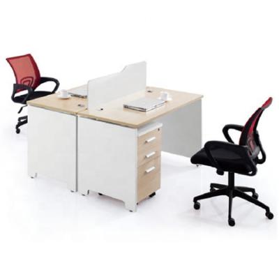 China Face to Face Simple Design 2 Seats Thin Workstation Office Workstation Partition NEW (FOH-DS-D0813) for sale