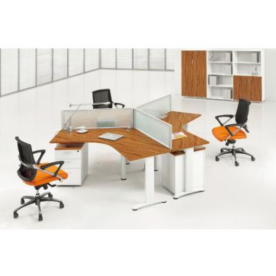 China Commercial Furniture Four People Office Workstation, Office Workstation Panel System, Office Workstation Layout (P21L-3K) for sale