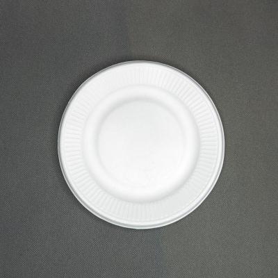 China Food Paper Pulp Supplying Degradable Disposable Dinner Dish for sale