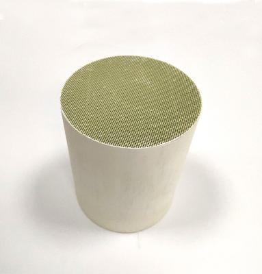 China 200 Cpsi Honeycomb Ceramic Catalyst Substrate 4 Inches Round for sale