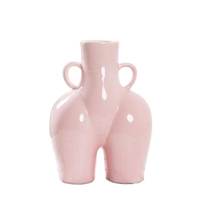 China Nordic modern large human body flower vase for home decoration for sale