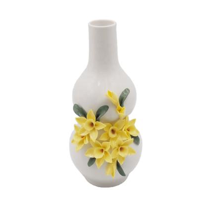 China Modern Design Home Vase Flower Vase Handmade Transitional Desktop Ceramic Vase for Home Decoration for sale