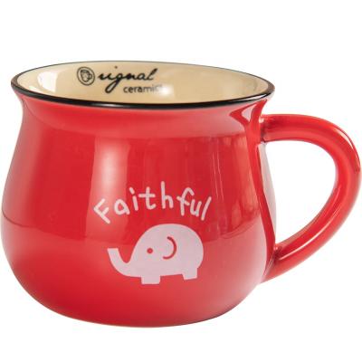 China 2021 disposable new designed ceramic tea mugs ceramic coffee mug for restaurant for sale