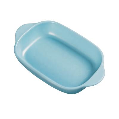 China Wholesale Disposable Bakeware Ceramic Dishes Dining Ceramic Dishes Ceramic Baking Dish For Oven Baking for sale