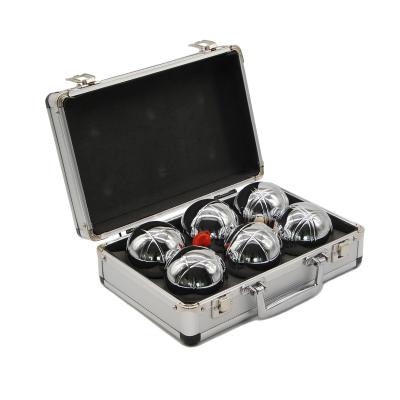 China Boules Set Outdoor Boule Game Ball With Aluminium Case for sale