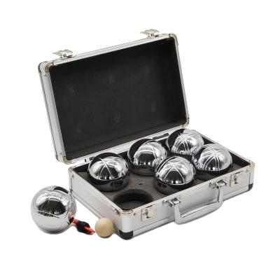 China Petanque Ball Packing-alumminium case, 6 pcs Boules Ball Packing for sale