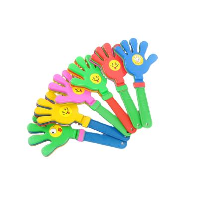 China High Quality Custom Plastic Hand Clapper Logo Sport Promotional Noise Maker Price Plush Toy Hot Sale Cheap Wholesale Plastic Person for sale