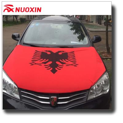 China Good Quality Cover Albania National Flag Car Hood Covers Flag for sale