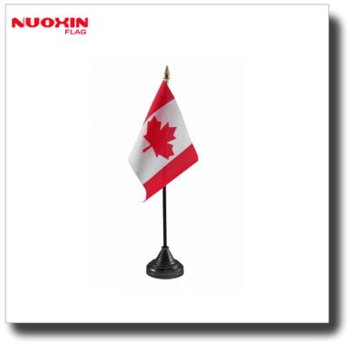 China Promotional Nation Flag Gift Canada Table Flag For Company Canada Office Wholesale Cheap Flag for sale