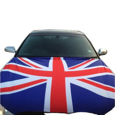 China Cover Spandex Fabric Colombia Flag Car Engine Hood Cover For Promotion for sale