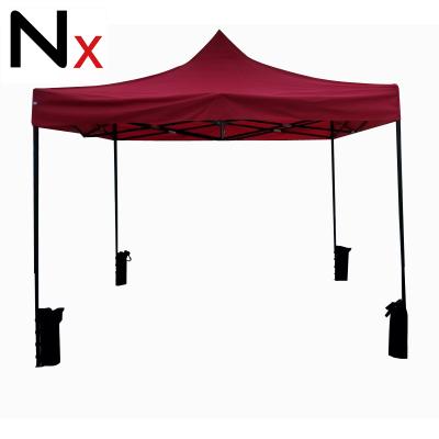 China Cheap Wholesale Outdoor Promotional Advertising Display Large Cast Iron 3*3 Gazebo for sale