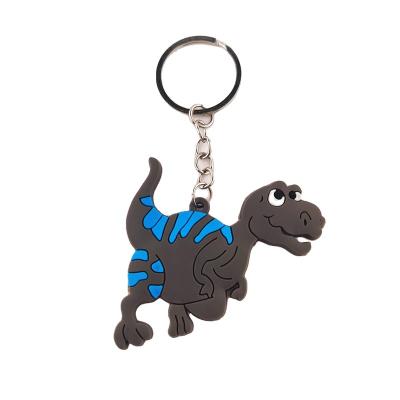 China Direct Wholesale Dinosaur Rubber Soft Rubber Pendant Accessories Cartoon Party PVC Dripping Factory Key Chain For Gift Accept Costom for sale