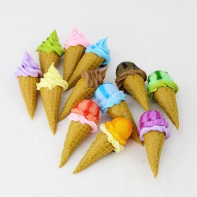 China Global Display Children's Toys Food Ice Cream Dessert Decorative Artificial Ice Cream for sale