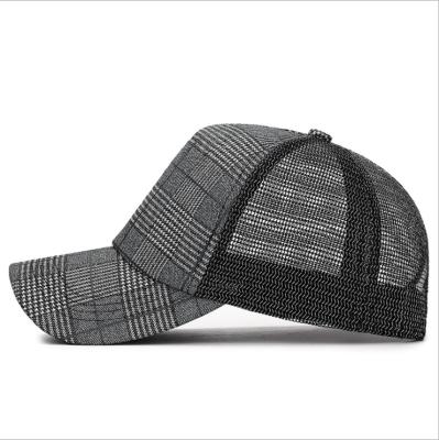 China breathable & Waterproof Hats For Women Men's Adjustable Mesh Driving Cap Black Baseball Cap for sale