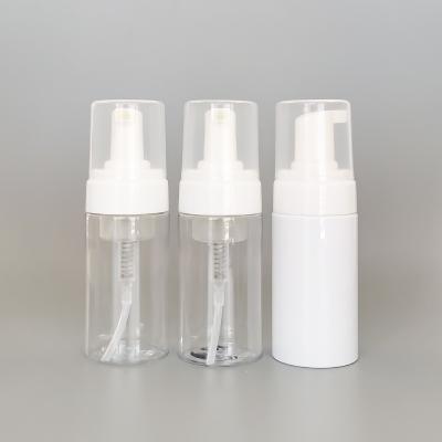 China Cosmetics Skin Care Products Packaging Custom Empty Ready To Ship 80ml Foaming Foam Pump Face Wash Bottle for sale