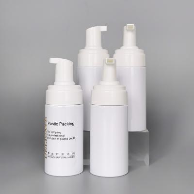 China Cosmetics Skin Care Products OEM Design RTS 100ml Pump Foam Packaging Empty Empty Plastic Bottle for sale