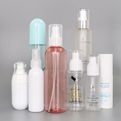 China Packaging Cosmetics Bottle Technology Pet Body Splash Spray Optional Bottle In 50ml - 300ml for sale