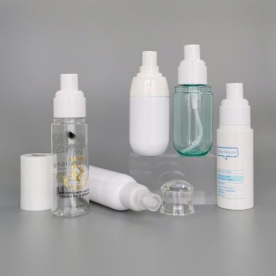 China Packaging Cosmetics Start In Low MOQ Clear Matte Silk Printing 20 - 300ml Spray Bottle For Cosmetics for sale