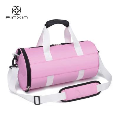 Китай Wholesale High Quality Water Resistant Pink Sports Outdoor Teen Lady Bags Travel Bag For Women продается