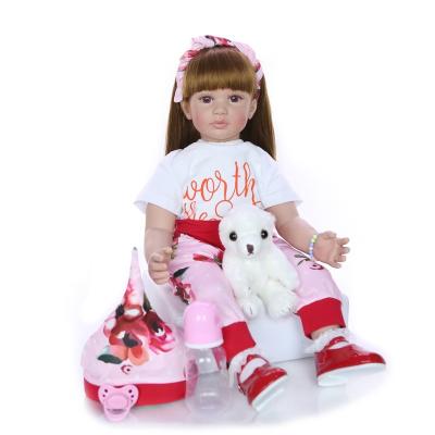 China stuffed & Plush Toy Fashion 24 Inch Reborn Babies - Doll 60 cm Princess Girl Babies Doll Toy Ethnic Doll For Children Lifelike Soft Silicone Lifelike Doll for sale