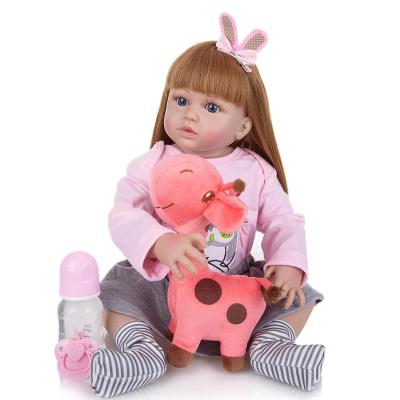 China stuffed & KEIUMI Plush Toy Reborn Doll Realistic 23 Inch Full Body Bebe Cute Waterproof Doll Baby Newborn Toy For Kids Christmas Gifts Vinyl for sale