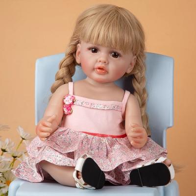 China stuffed & Plush Toy 55cm Soft Full Silicone Reborn Baby - Doll Toys KEIUMI New Arrive Real Touch Betty Finished Bebe Doll Toys Kids Birthday Gift for sale