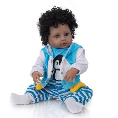 China stuffed & Reborn Toys Bebe Surprise Dolls Xmas Gifts Baby Toy KEIUMI 48CM Plush Hairstyle Face Dolls Super Lifelike Reborn Asian African Baby Boy for sale