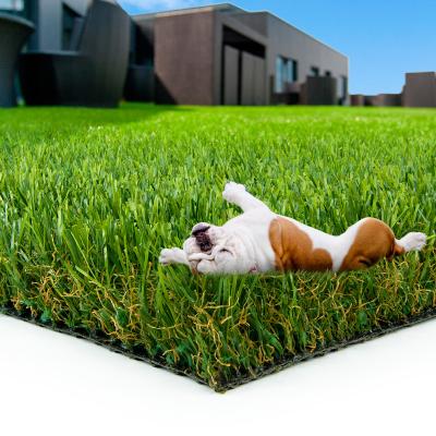 China PP+ Net+ SBR Latex high density grass wall decor short artificial plant grass for sale