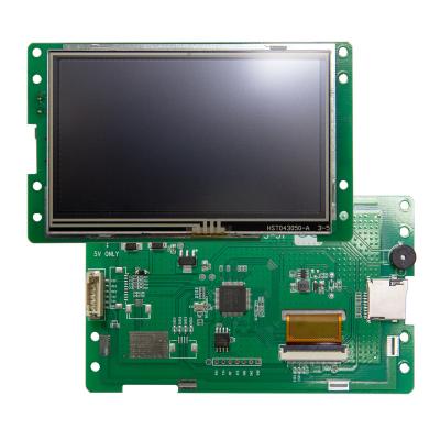 China Home/Car/Health/Safety 4.3 inch MIPI DSI Smart UART Interface IPS TFT LCD Module Touch Screen Display Panel with Control Board for sale