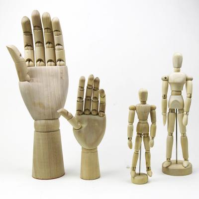 China Drawing With Common Human Wooden Doll Sketch Model Painting With Small Wooden Flexible And Movable Wooden Figure Hand Art 20cm for sale