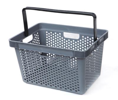 China Whole Sale Supermarket Collapsible Plastic Handheld Shopping Basket Eco - Friendly for sale